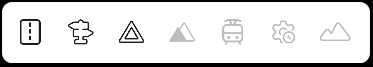 Bottom toolbar: Road, Objects, Signals, Elevation, Trams, and Advanced Tools